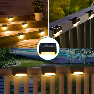 Luz LED Solar para Escalones Db, 8 Piezas, Blanco Cálido, Cuerpo de PC, Iluminación para Balcón, Jardín, Exterior, con Sensor de Luz, Portátil, Tamaño Pequeño - Product Image 3