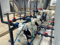 Pompe à diaphragme pneumatique (juste EXW) pour transfert de liquides chimiques acides et alcalins à haute pression pour gravure de circuits imprimés (PCB) et transfert de liquides usagés