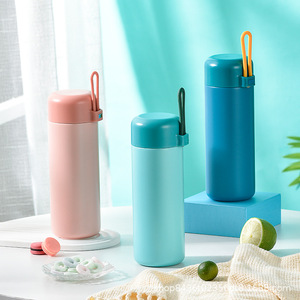 Stainless Steel <b>Thermos</b> Cup 304 With Handle Portable Travel Insulated Water <b>Bottle</b> For All Users - Product Image 1