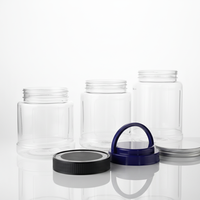 Pot à miel ABEE 1000 ml en plastique PET transparent écologique, grande capacité, portable, pour fruits secs et bonbons