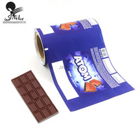 Papier d'aluminium laminé de qualité alimentaire personnalisé, emballé pour les barres chocolatées