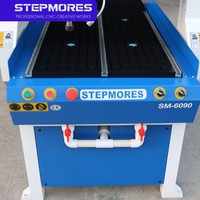 Máquina CNC de Alta Precisión para Trabajos en Madera, 600x900mm, 2.2KW, Eje Único, 3 Ejes, NC Studio/Mach3/RichAuto DSP