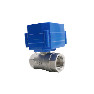 Ange Réglable Valve-CWX-60P entièrement metal gear open close électrique motorisé ball valve pour le contrôle de l'eau - Product Image 1