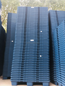 Stapelbare Neun-Fuß-Skids aus Blasform-HDPE-PP-Kunststoff, Schwerlastpalette 1200*1000mm 1200x1000mm 120x100cm 1200*1000cm - Product Image 3