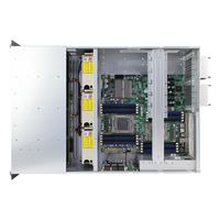 Boîtier de serveur GPU G465-08 avec backplane Mini-SAS 6 Gb/s, 4U, 8 baies, prend en charge 4 cartes GPU double largeur pour l'inference IA