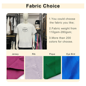 Haute qualité 100% coton hommes été doux t-shirts patchs de broderie personnalisés lâche Boxy doux à manches courtes O cou Style sportif - Product Image 3