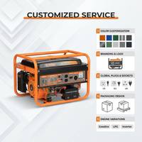 Générateur à essence Power VALUE ZH2800E 2,3 kW 2,5 kW max, double tension 110 V 220 V, démarrage électrique, 6,5 CV 196 cm³ CE