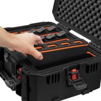 Étui rigide portable étanche IP67 personnalisé avec insert en mousse EVA sur mesure pour boîtier de protection