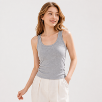 Vente en gros usine : Bralette sans couture pour femme, rembourrée avec soutien-gorge intégré, dos en viscose rafraîchissante, couleur unie, coupe ajustée, idéale pour l'été