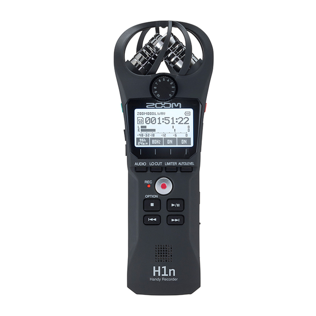 Original Zoom H1n Handy Interview Slr Recording Studio Equipment Microphone Digital Voice Recorders