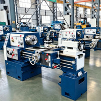 Nouveau tour horizontal universel manuel à banc creux CA6240 de moyenne capacité, machine de tournage de précision pour métaux