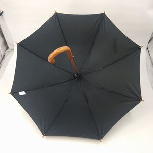 Parapluie Droit Personnalisable en RPET 2026 avec Commande Manuelle, Ouverture Automatique Classique, Manche en Bois pour Cadeaux Promotionnels - Product Image 3