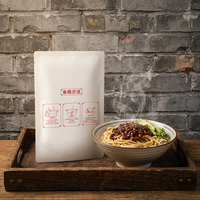 Sachet personnalisé imprimé à trois soudures latérales de qualité alimentaire pour l'emballage de nouilles et pâtes instantanées 300g