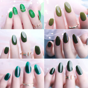 Imtiti Nieuwe Aankomende Zwartachtig Groene Nagellak UV-<span class=keywords><strong>Gel</strong></span> Olijfgroen Doorweekt <span class=keywords><strong>Gel</strong></span> Nagellak - Product Image 6