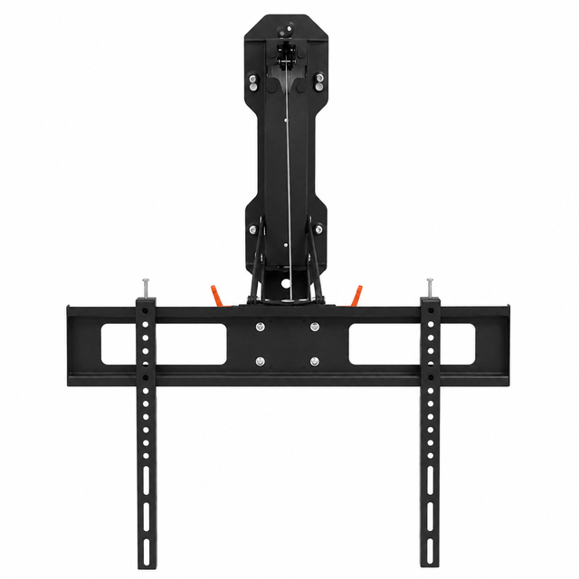 Electric Motorized Fireplace TV Mount Pull Ceiling for 32-85 Inch Large Screen Home High-grade Cold Rolled Steel 35KG Load