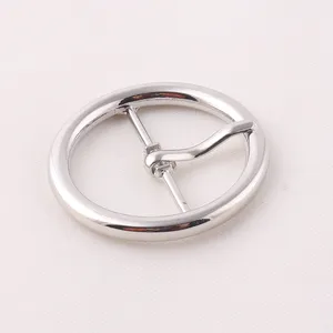 1.25 Inch Zinc Alloy Metal Round Belt Pin Buckle For Leather Bag Luggage