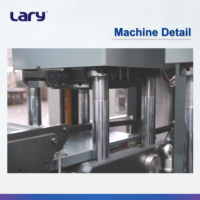 Machine de moulage par injection de semelles de chaussures en caoutchouc LARY, force de serrage 1650 kN, pression d'injection 184 MPa, volume d'injection 850 ml, 51 kW