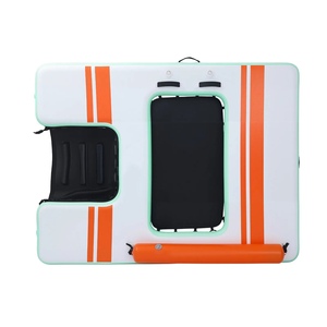 Parque Acuático Inflable Flotante para Mascotas, Rampa Acuática, Isla Flotante con Hamaca Acuática para el Verano - Product Image 6