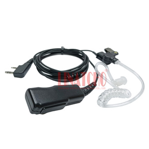 An ninh hai cách phát thanh <span class=keywords><strong>Walkie</strong></span> Talkie UV-5R TK-3107 TK-378G 2 pins k nối Acoustic bức xạ không khí Ống tai nghe - Product Image 6