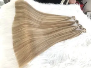 18"-24" Popular Length Ready To Ship Cuticle Aligned Virgin Human Hair Flat Tip / U Tip Hair Extensions Wholesale