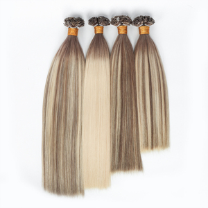 Extensions de cheveux humains K Tips Ketatin Balayage Ombre Color Flat K Tips I Tip 100% Remy Cheveux humains naturels et sains - Product Image 6