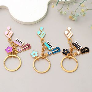 Llavero con Colgante de Nota Musical de Piano y Guitarra Esmaltado, Adorno para Bolsos, Regalo para Amantes de la Música, ¡Gran Venta! - Product Image 5
