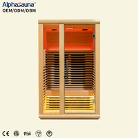 Sauna proche infrarouge Sauna infrarouge Panneau de commande de capsule Sauna infrarouge à spectre complet de haute qualité
