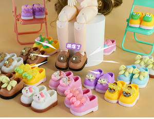 Chaussures de poupée tendance 2024, nouvelles chaussures de poupée Joker Fat Doll, accessoires de poupée, chaussures de princesse, jouets colorés, chaussures de poupée d'usine à vendre, <span class=keywords><strong>Tik</strong></span> <span class=keywords><strong>Tok</strong></span> - Product Image 4