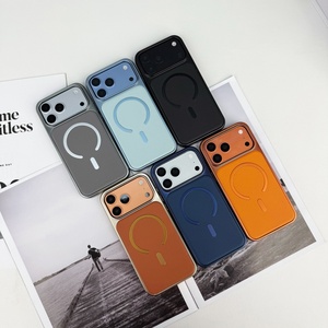 เคสโทรศัพท์มือถือหนัง PU ชุบเคลือบหรูหรา พร้อมแม่เหล็ก สำหรับ iPhone 18 17 Pro Max 17 Air รองรับการชาร์จไร้สาย ป้องกันการกระแทก - Product Image 2