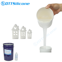 Le caoutchouc de silicone liquide pour le moule de Plater/Gepsum faisant le caoutchouc de silicone RTV-2