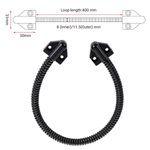 Hot Đen 40cm ABS nhựa thông minh khóa cửa cáp vòng cửa cáp vòng lặp bảo vệ kiểm soát truy cập sản phẩm - Product Image 2