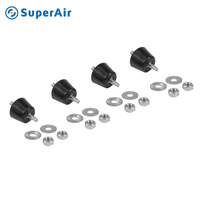 Pièces de climatisation Super Air Building Material, amortisseur anti-vibrations HVAC, bloc silencieux