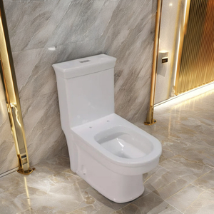 Sairi Design moderne une pièce en céramique placard à eau toilette Bidet 300mm Siphonic S-Trap prix de gros pour le Koweït Jordanie - Product Image 2