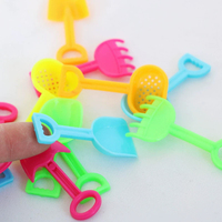 Mini Attrezzi da Sabbia per Spiaggia, Kit Miniature per Casa delle Bambole, Accessori Simulati, Mini Pala e Vanga, Ornamenti Fai-da-Te