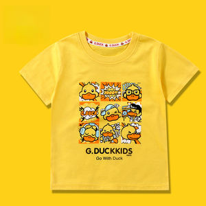 <strong>Cartoon</strong> Children's Breathable Knitted 100% Cotton Short Sleeve Casual <strong>T-shirt</strong> for Boys Girls Summer Wear - Product Image 3