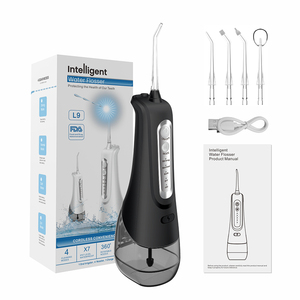 Irrigateur Oral Dentaire Eau Flosser Pick <span class=keywords><strong>pour</strong></span> Nettoyeur de <span class=keywords><strong>Dents</strong></span> Fil Bouche Machine à <span class=keywords><strong>Laver</strong></span> 4 Buses 300ml Floss <span class=keywords><strong>Jet</strong></span> - Product Image 6