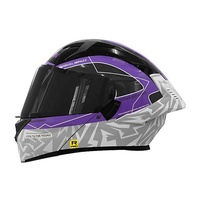 Casques de moto à double visière avec mentonnière relevable, coque en ABS, coussinets d'oreille amovibles, boucle de sécurité, doublure en coton confortable, vente en gros