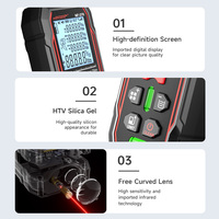 Télémètre laser haute précision NOYAFA NF-270 + Précision de 1,5 mm Classe II 99 enregistrements de données Double niveau à bulle Écran 2,0 pouces Garantie 1 an