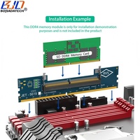 بطاقة محول حماية جديدة لعام 2026 لتحويل ذاكرة SO-DDR4 المحمولة إلى DDR4 للكمبيوتر المكتبي، تدعم تردد 5600 ميجاهرتز