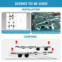 Dispositif industriel de renforcement de carreaux de céramique à usage intensif TGS ventouses sous vide pour l'installation de pierres de verre OEM