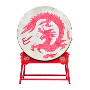 HUASHENG China Musical Instrument Drum Set Red Dragon Instrumentos Musicales Drums for festival celebration vocation marry