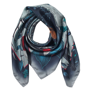<b>Silk</b> Bandana Digital Printed <b>Square</b> <b>Scarf</b> Summer Spring Fashion Accessory Gift Promotion Elegant Multi-Functional - Product Image 1