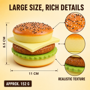 Jouet Squishy Hamburger Détachable à Remontée Lente, Empilable, Idéal pour les Fêtes et les Cadeaux (Vente en Gros) - Product Image 4