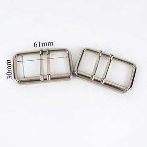 Accessoires de ceinture en métal Deepeel BF274 40/50MM, <span class=keywords><strong>boucle</strong></span> en alliage à double goupille <span class=keywords><strong>avec</strong></span> rouleau pour ceinture de manteau - Product Image 2