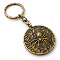 Porte-clés en métal plaqué avec relief floral personnalisé sur mesure, logo personnalisé, vente en gros, cadeau souvenir, fabricant OEM ODM en gros