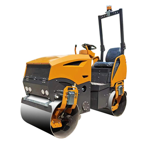 Rouleau compresseur routier simple avec barre de protection pliable et points de levage - Product Image 2
