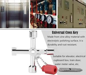 Llave Cruzada Universal Multifunción de 4 Vías, para Medidor de Gas, Grifo, Electricistas, Caja de Distribución Eléctrica - Product Image 6