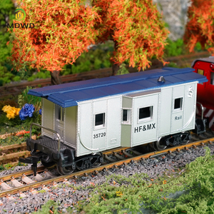Modelo de vagó<span class=keywords><strong>n</strong></span> Gulf Guard Caboose a <span class=keywords><strong>escala</strong></span> HO 1:87 para diorama de ferrocarril, construcció<span class=keywords><strong>n</strong></span> de escenas y accesorios para coleccionistas de trenes - Product Image 6