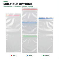 Sachet refermable personnalisé en LDPE transparent pour emballage de graines, pochette OEM, taille et logo personnalisés, échantillon gratuit