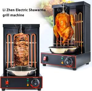 Horno Eléctrico Vertical para Asar Shawarma, Broiler, Kebab, Parrilla Al Pastor Giratoria, Temperatura Integrada, 4000W, Metal, Grande - Product Image 2